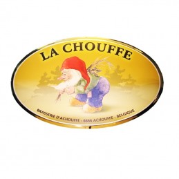 Plaque métal bière La Chouffe