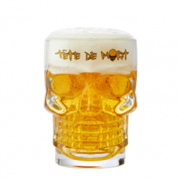 Verre à bière Tête de Mort 25 cl design unique collection